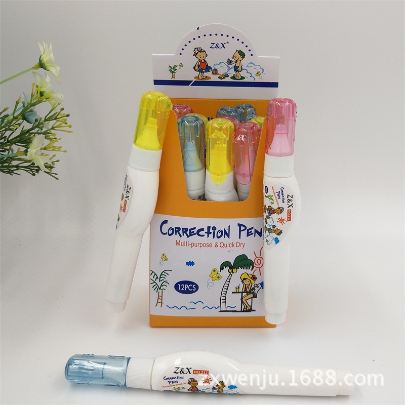 Factory Direct Sales Environmental Protection Cartoon 217 Correction Fluid 15ml Correction Fluid Error Correction Liquid Wholesale and Retail Can Be Customization as Request Factory Direct Sales Environmental Protection Cartoon 217 Correction Fluid 15ml Correction Fluid Error Correction Liquid Wholesale and Retail Can Be Customization as Request