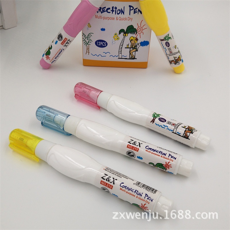Factory Direct Sales Environmental Protection Cartoon 217 Correction Fluid 15ml Correction Fluid Error Correction Liquid Wholesale and Retail Can Be Customization as Request Factory Direct Sales Environmental Protection Cartoon 217 Correction Fluid 15ml Correction Fluid Error Correction Liquid Wholesale and Retail Can Be Customization as Request