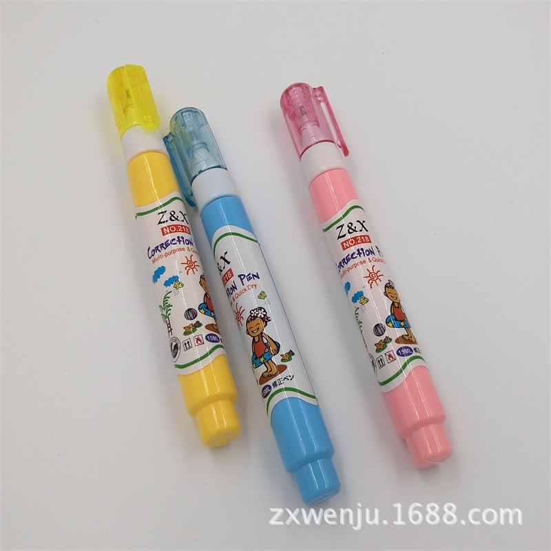 Factory Direct Sales Environmental Protection Cartoon 217 Correction Fluid 15ml Correction Fluid Error Correction Liquid Wholesale and Retail Can Be Customization as Request Factory Direct Sales Environmental Protection Cartoon 217 Correction Fluid 15ml Correction Fluid Error Correction Liquid Wholesale and Retail Can Be Customization as Request