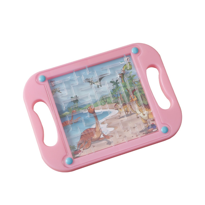 Large Children&#039;s Balance Rolling Ball Board Handheld Gaming Track Maze Tablet Rolling Bead Toy Puzzle Training Kindergarten
