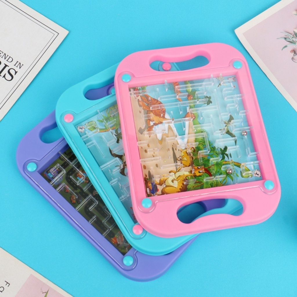 Large Children's Balance Rolling Ball Board Handheld Gaming Track Maze Tablet Rolling Bead Toy Puzzle Training Kindergarten Large Children's Balance Rolling Ball Board Handheld Gaming Track Maze Tablet Rolling Bead Toy Puzzle Training Kindergarten