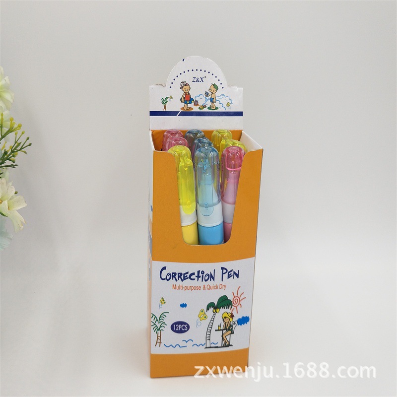 Factory Direct Sales Cartoon Environmental Protection Quick-Drying Correction Fluid 15ml Correction Fluid Wholesale and Retail Can Be Modified Customization as Request Factory Direct Sales Cartoon Environmental Protection Quick-Drying Correction Fluid 15ml Correction Fluid Wholesale and Retail Can Be Modified Customization as Request