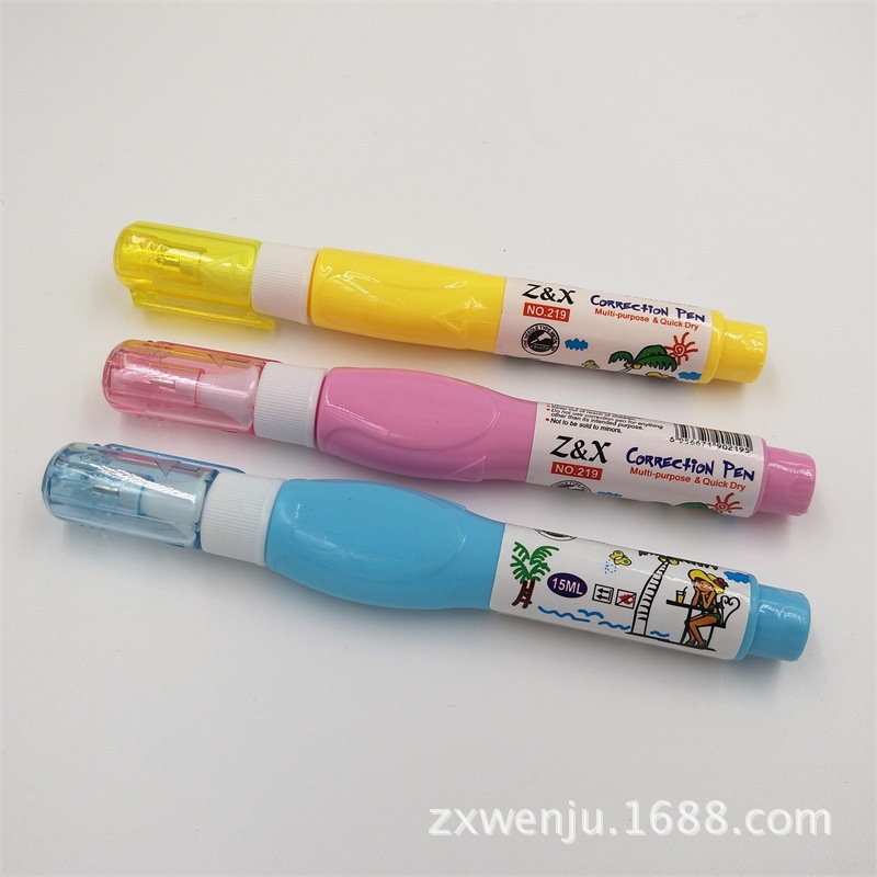 Factory Direct Sales Cartoon Environmental Protection Quick-Drying Correction Fluid 15ml Correction Fluid Wholesale and Retail Can Be Modified Customization as Request Factory Direct Sales Cartoon Environmental Protection Quick-Drying Correction Fluid 15ml Correction Fluid Wholesale and Retail Can Be Modified Customization as Request