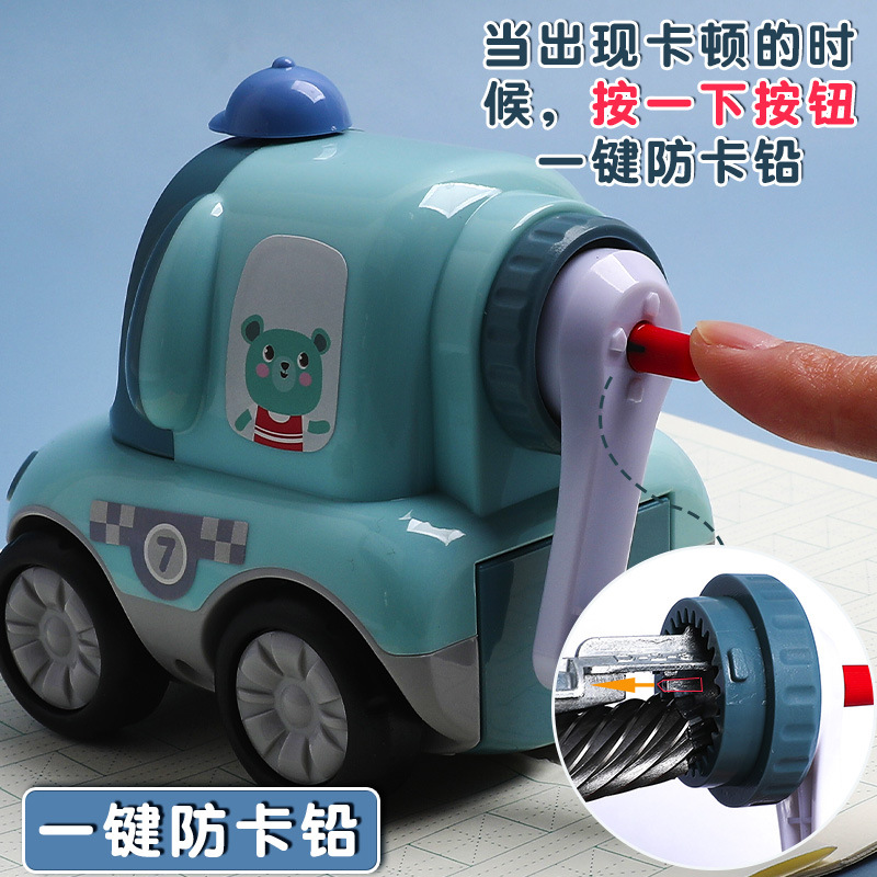 Hand-Cranking Pencil Sharpener Pencil Shapper Adjustable Thickness Pencil Sharpener Pencil Sharpener Children Primary School Student Manual Pencil Sharpener Wholesale