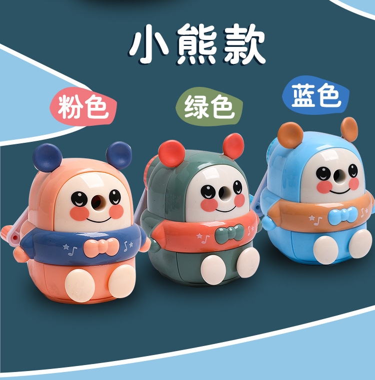 Hand-Cranking Pencil Sharpener Pencil Shapper Adjustable Thickness Pencil Sharpener Pencil Sharpener Children Primary School Student Manual Pencil Sharpener Wholesale
