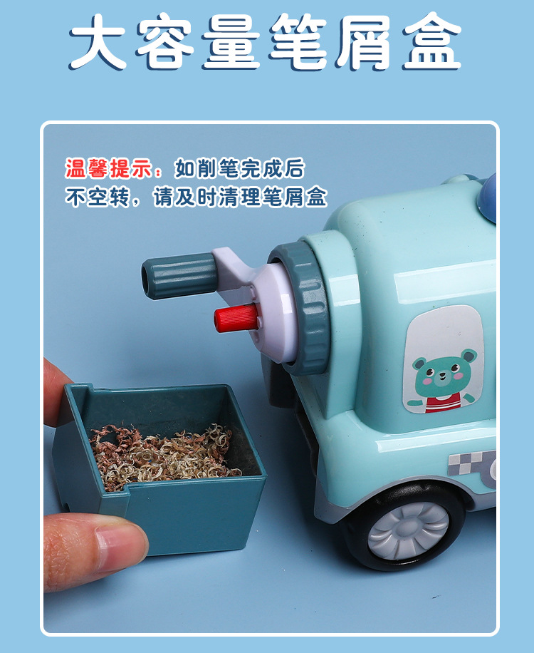 Hand-Cranking Pencil Sharpener Pencil Shapper Adjustable Thickness Pencil Sharpener Pencil Sharpener Children Primary School Student Manual Pencil Sharpener Wholesale