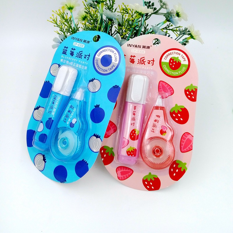 Japan and South Korea Stationery Correction Fluid Correction Tape Combination Set Environmental Protection Correction Tape Correction Tape Wholesale and Retail Can Be Customized Japan and South Korea Stationery Correction Fluid Correction Tape Combination Set Environmental Protection Correction Tape Correction Tape Wholesale and Retail Can Be Customized