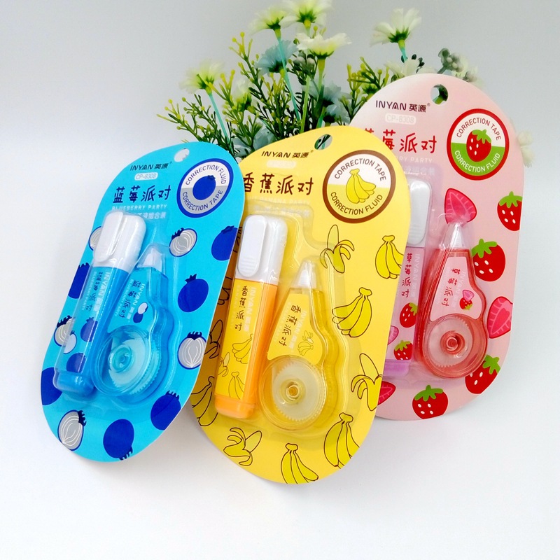 Japan and South Korea Stationery Correction Fluid Correction Tape Combination Set Environmental Protection Correction Tape Correction Tape Wholesale and Retail Can Be Customized Japan and South Korea Stationery Correction Fluid Correction Tape Combination Set Environmental Protection Correction Tape Correction Tape Wholesale and Retail Can Be Customized