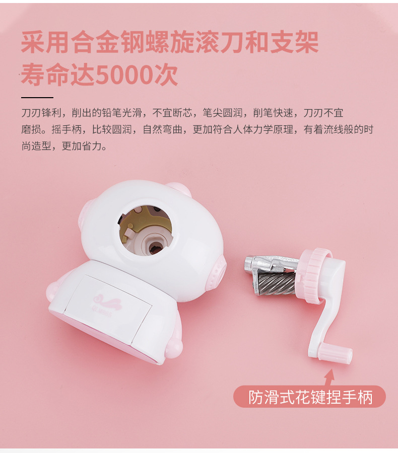 Children's Stationery Pencil Shapper 865 Spaceman Hand Pencil Student School Supplies Pencil Sharpener Cartoon Pencil Sharpener