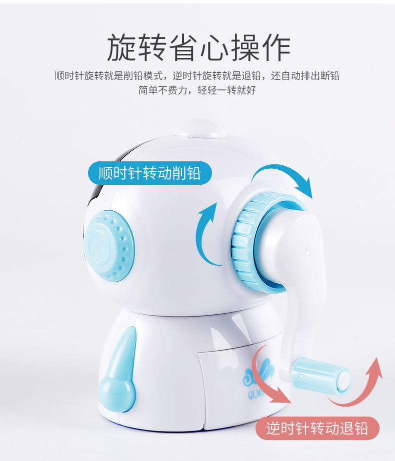 Children's Stationery Pencil Shapper 865 Spaceman Hand Pencil Student School Supplies Pencil Sharpener Cartoon Pencil Sharpener