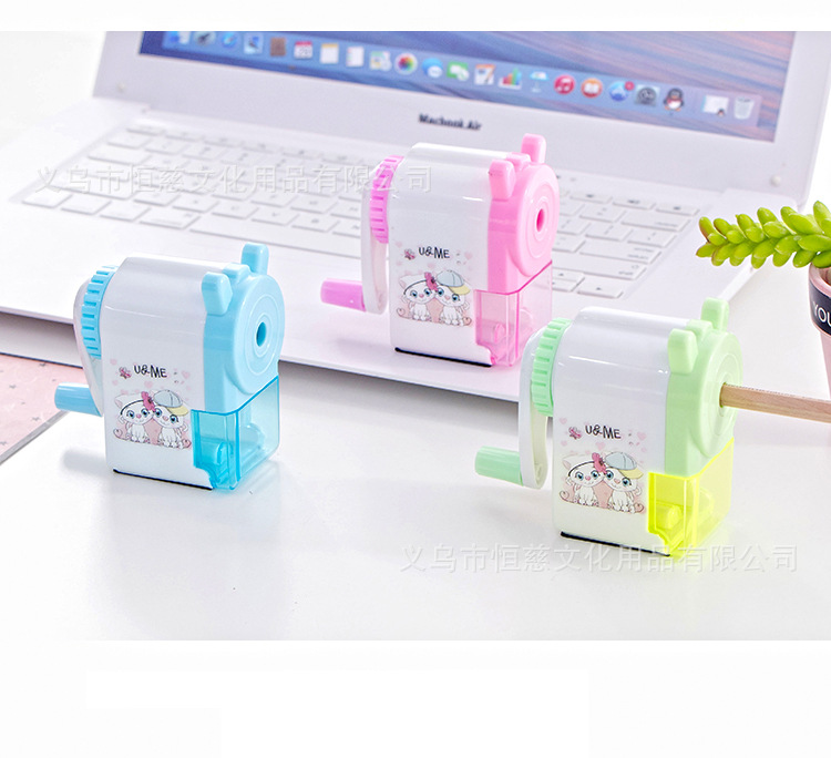 Creative Cartoon Automatic Pen Entry Pencil Shapper Student Studying Stationery Supplies Children's Hand Shake Pencil Sharpener Factory Wholesale Creative Cartoon Automatic Pen Entry Pencil Shapper Student Studying Stationery Supplies Children's Hand Shake Pencil Sharpener Factory Wholesale