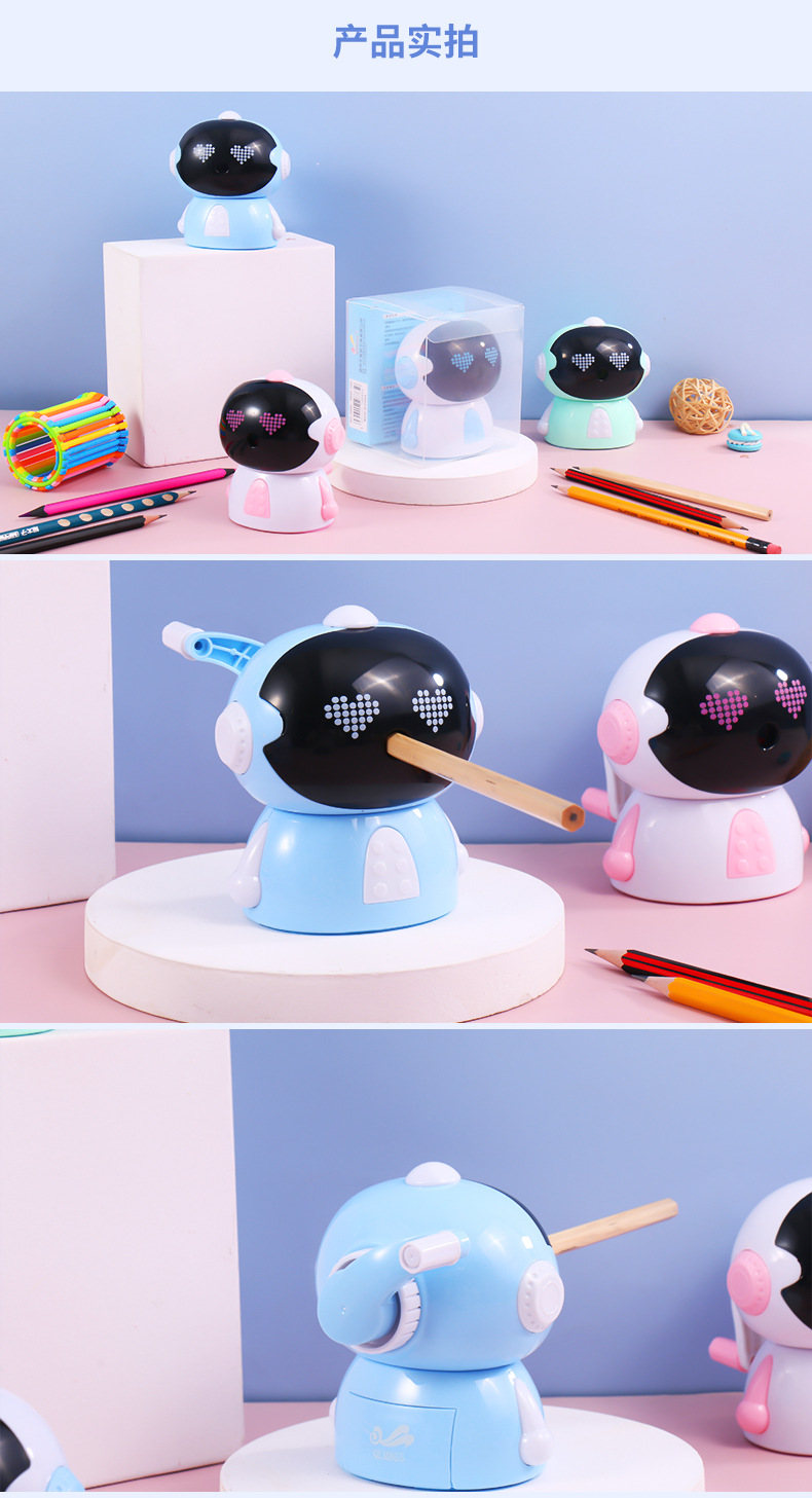 Children's Stationery Pencil Shapper 865 Spaceman Hand Pencil Student School Supplies Pencil Sharpener Cartoon Pencil Sharpener