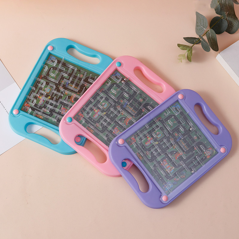 Children&#039;s Handheld Ball Balance Beads Educational Toys Intelligence Development Early Education Parent-Child Interactive Game Maze Game