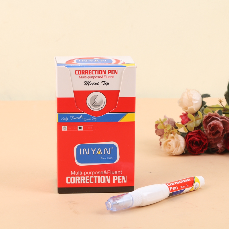 Correction fluid correction pen quick dry environmental student stationery.