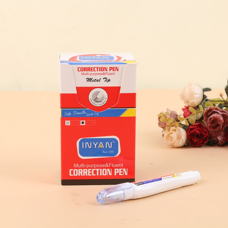 Correction fluid correction pen quick dry environmental student stationery.