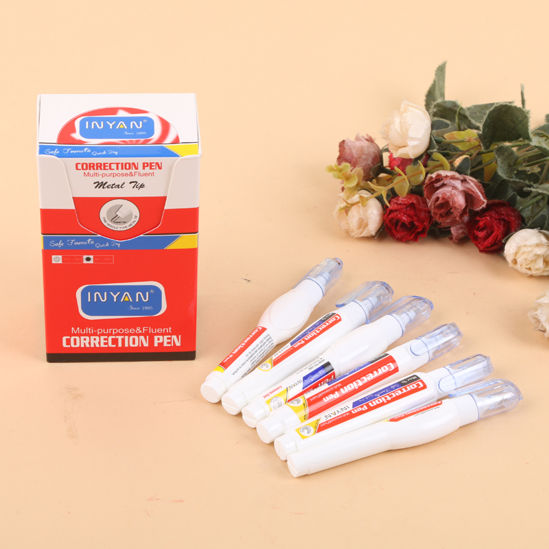 Correction fluid correction pen quick dry environmental student stationery.