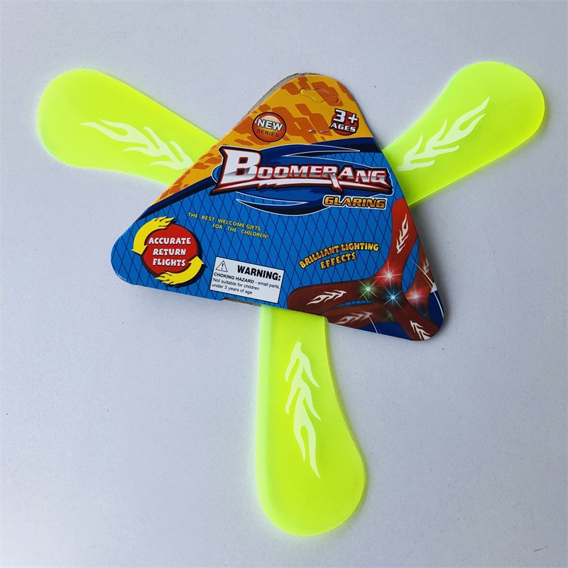 Luminous Triangle Roundabout Darts Children&#039;s Products Outdoor Sports Triangle Logo Hot Sale Stall Night Market Toys Wholesale