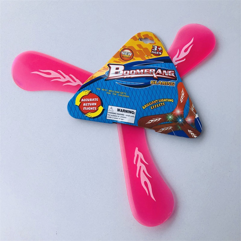 Luminous Triangle Roundabout Darts Children&#039;s Products Outdoor Sports Triangle Logo Hot Sale Stall Night Market Toys Wholesale