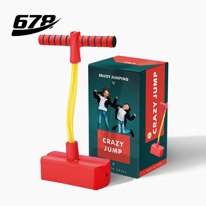 Frog Jump Children&#039;s Pogo Stick Toy Bouncing Macbine Bouncing Ball Doll Jump Bouncing Rod Long and High Balance Training Equipment