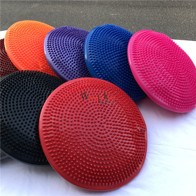 Balance Cushion Yoga Massage Mat Balance Disk Soft Cushion Thickened Anti-Riot Yoga Balance Ball Feet Stool Rehabilitation Cushion Air Cushion