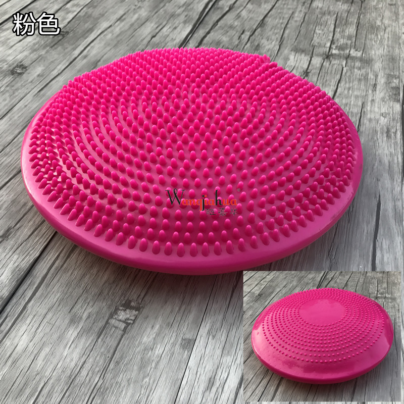 Balance Cushion Yoga Massage Mat Balance Disk Soft Cushion Thickened Anti-Riot Yoga Balance Ball Feet Stool Rehabilitation Cushion Air Cushion