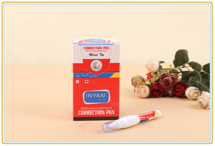 Correction fluid for non-toxic quick-dry type steel head with correction fluid. Correction fluid for non-toxic quick-dry type steel head with correction fluid.
