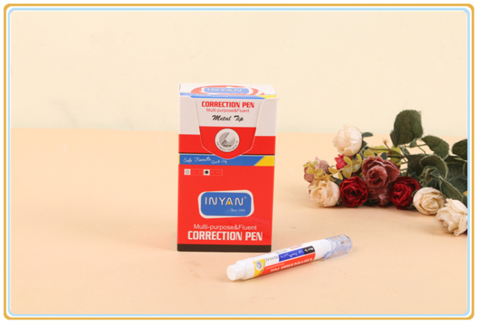 Correction fluid for non-toxic quick-dry type steel head with correction fluid. Correction fluid for non-toxic quick-dry type steel head with correction fluid.