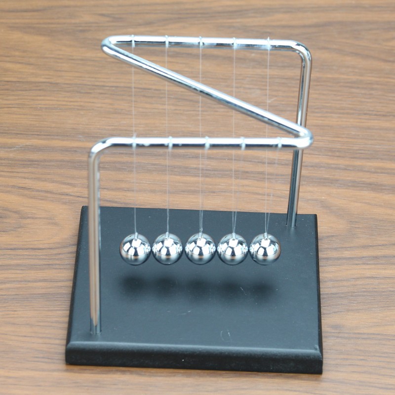 N-Shaped Newton Swing Ball a Regional Name for Billiards Bumperball Z-Shaped Solid Wood Cradle Balance Ball Desktop Decompression Ornaments