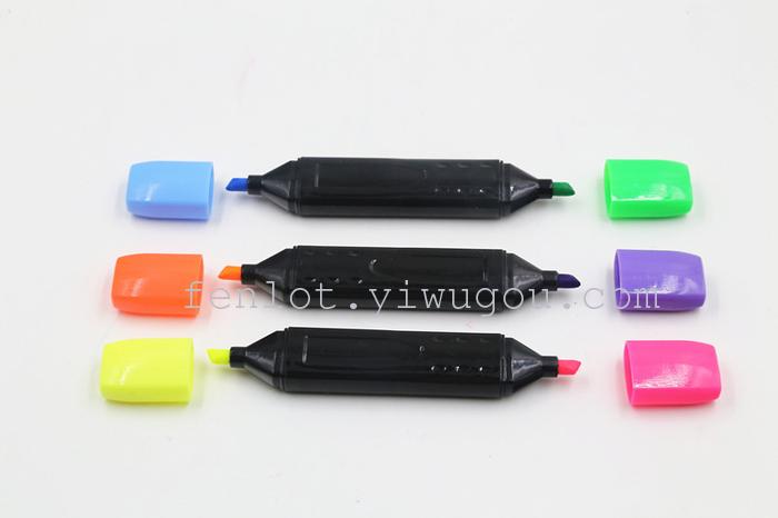 Factory direct supply dual head highlighter 7012