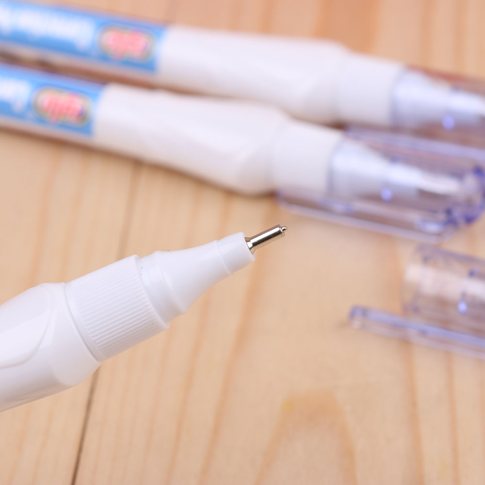 Factory direct selling students paint modified steel head correction fluid green correction pen
