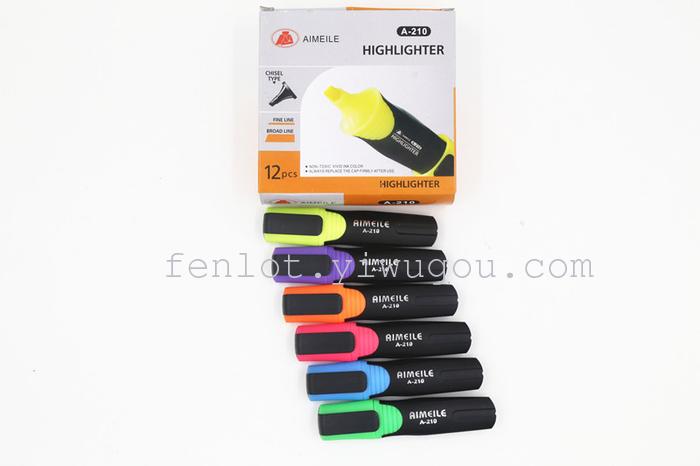 Factory direct selling supply single-head hook highlighter