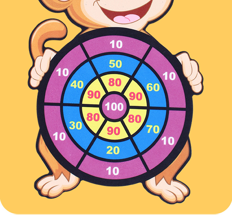 Children's Sticky Ball Dart Board Toy Wall-Mounted Cartoon Sticky Ball Darts Sticky Ball Dart Target Indoor Sports Wholesale Children's Sticky Ball Dart Board Toy Wall-Mounted Cartoon Sticky Ball Darts Sticky Ball Dart Target Indoor Sports Wholesale