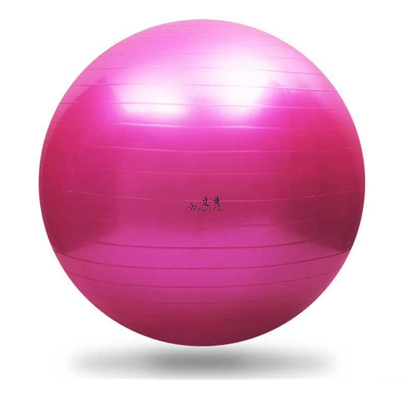 75cm Yoga Ball Glossy Thickened Explosion-Proof Ball Beginner Fitness Pilates Ball Balance Pregnant Women Delivery Amazon
