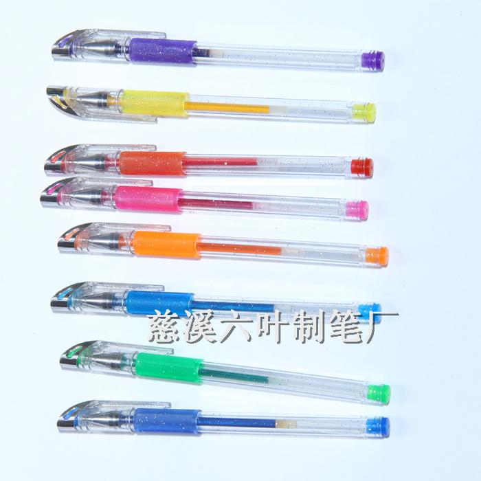 Glitter pen, highlighter pens, Gouache. Promotional pens simple pens Glitter pen, highlighter pens, Gouache. Promotional pens simple pens