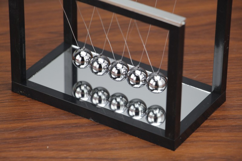Creative Acrylic Newton Swing Ball a Regional Name for Billiards with Mirror Force Transmission Balance Bumperball Office Desk Surface Panel Ornaments Creative Acrylic Newton Swing Ball a Regional Name for Billiards with Mirror Force Transmission Balance Bumperball Office Desk Surface Panel Ornaments