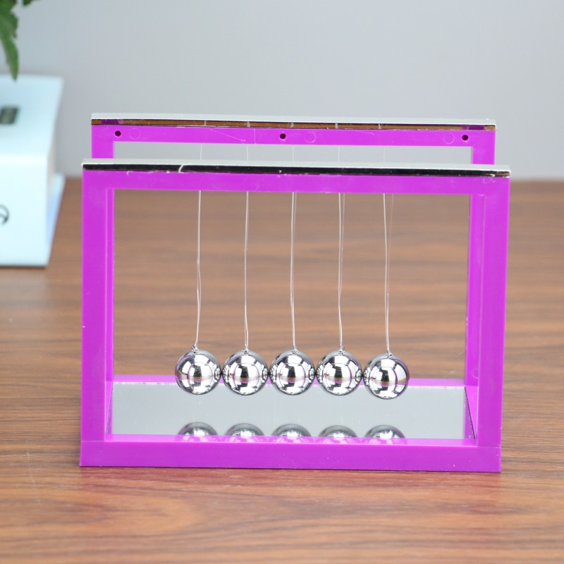Creative Acrylic Newton Swing Ball a Regional Name for Billiards with Mirror Force Transmission Balance Bumperball Office Desk Surface Panel Ornaments Creative Acrylic Newton Swing Ball a Regional Name for Billiards with Mirror Force Transmission Balance Bumperball Office Desk Surface Panel Ornaments