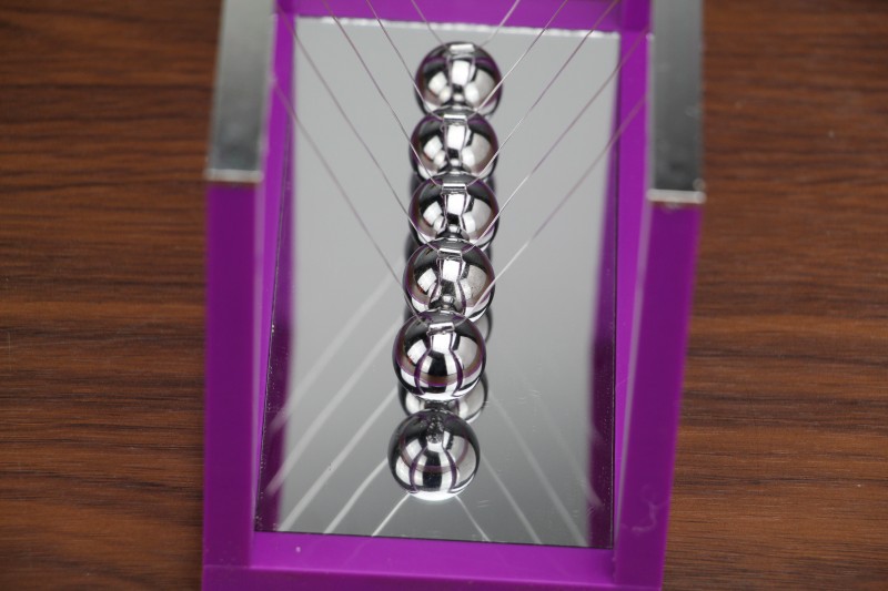 Creative Acrylic Newton Swing Ball a Regional Name for Billiards with Mirror Force Transmission Balance Bumperball Office Desk Surface Panel Ornaments Creative Acrylic Newton Swing Ball a Regional Name for Billiards with Mirror Force Transmission Balance Bumperball Office Desk Surface Panel Ornaments