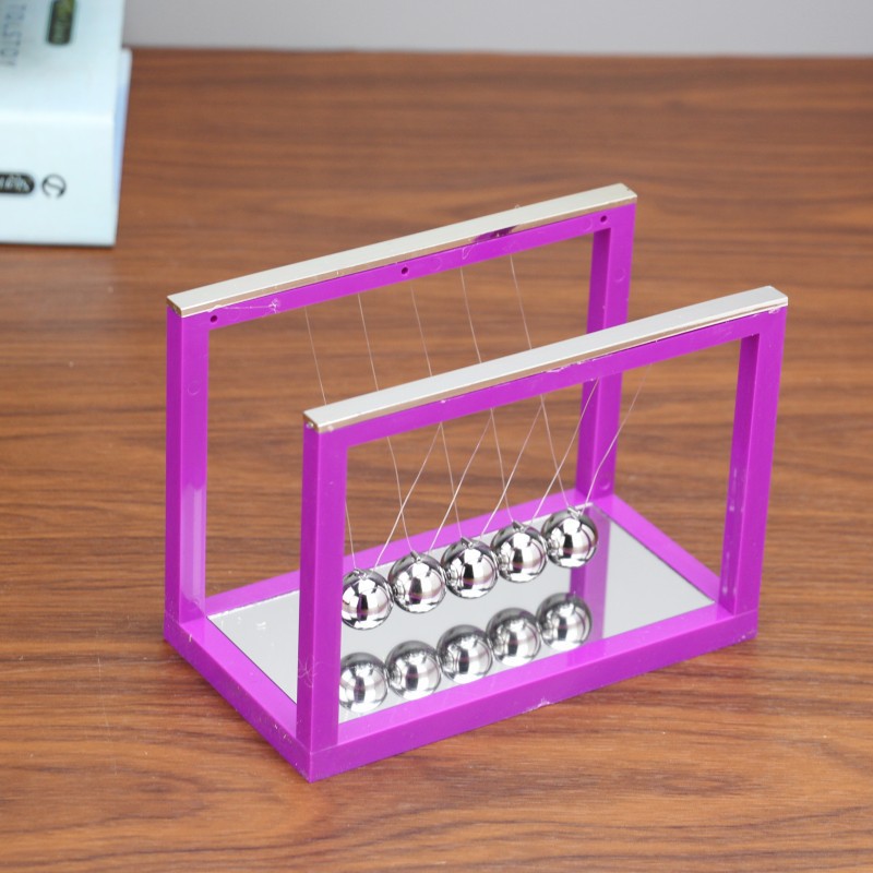 Creative Acrylic Newton Swing Ball a Regional Name for Billiards with Mirror Force Transmission Balance Bumperball Office Desk Surface Panel Ornaments Creative Acrylic Newton Swing Ball a Regional Name for Billiards with Mirror Force Transmission Balance Bumperball Office Desk Surface Panel Ornaments
