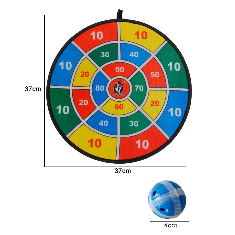 Hongdeng Children&#039;s Dart Board Dart Ball Sticky Cloth Parent-Child Dart Target Sports Indoor and Outdoor Toys Darts