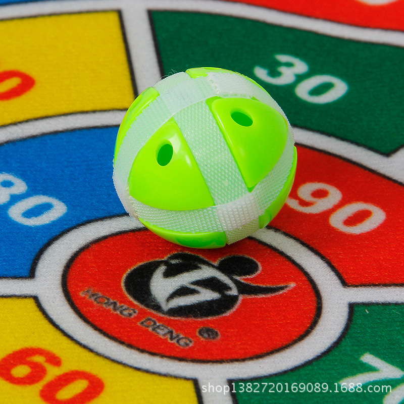 Hongdeng Children&#039;s Dart Board Dart Ball Sticky Cloth Parent-Child Dart Target Sports Indoor and Outdoor Toys Darts
