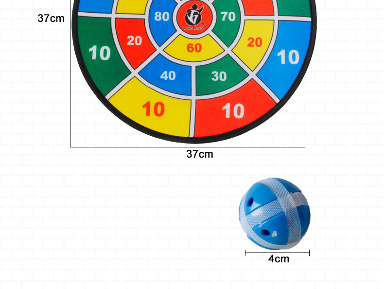 Hongdeng Children's Dart Board Dart Ball Sticky Cloth Parent-Child Dart Target Sports Indoor and Outdoor Toys Darts Hongdeng Children's Dart Board Dart Ball Sticky Cloth Parent-Child Dart Target Sports Indoor and Outdoor Toys Darts