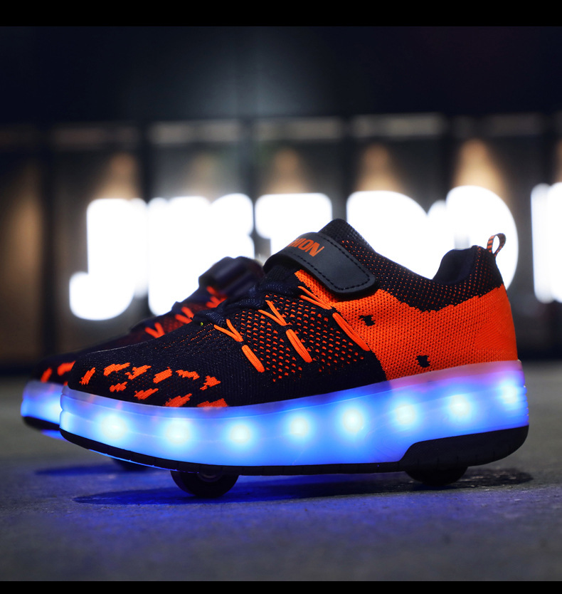 Amazon Overseas Supply Luminous Led Roller Shoe Two-Wheel Boys Charging Skate Shoes Girls Skates Manufacturers Amazon Overseas Supply Luminous Led Roller Shoe Two-Wheel Boys Charging Skate Shoes Girls Skates Manufacturers
