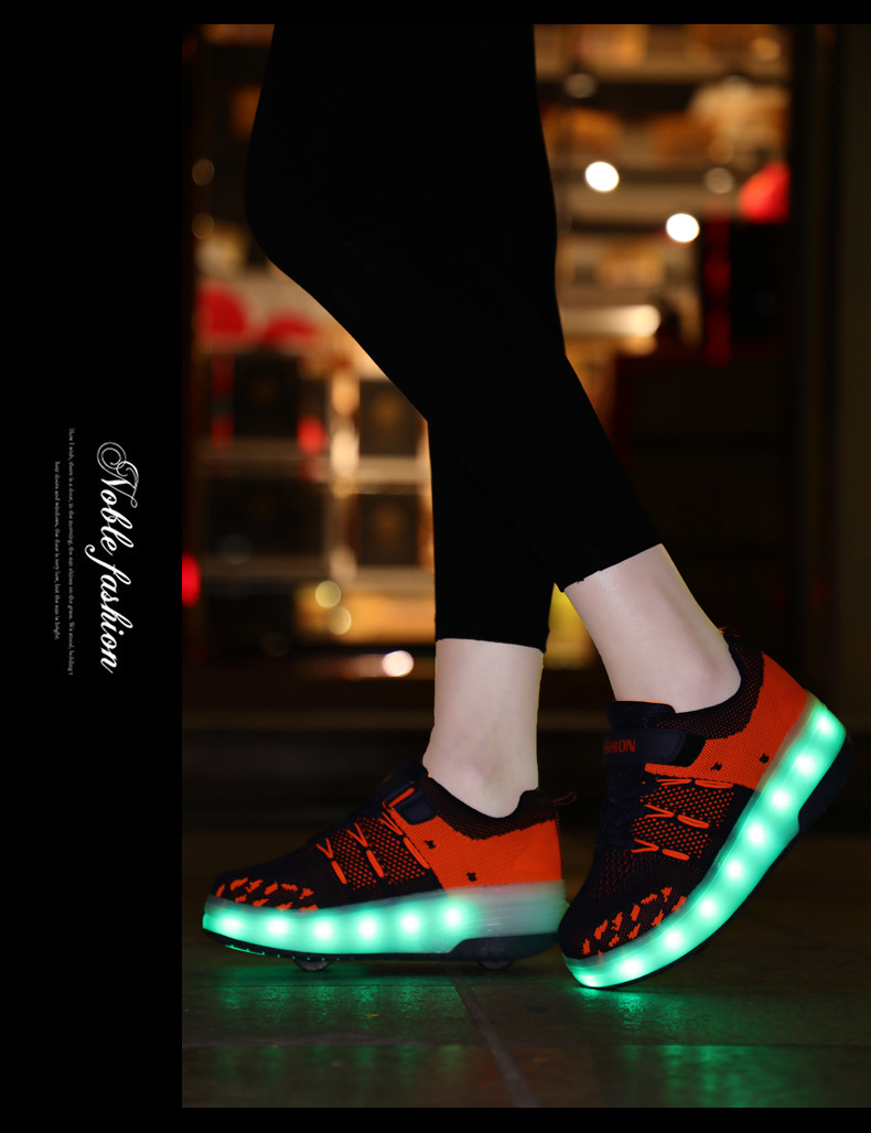 Amazon Overseas Supply Luminous Led Roller Shoe Two-Wheel Boys Charging Skate Shoes Girls Skates Manufacturers Amazon Overseas Supply Luminous Led Roller Shoe Two-Wheel Boys Charging Skate Shoes Girls Skates Manufacturers