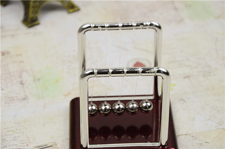 Small Size Newton's Cradle a Regional Name for Billiards Impact Bead Swing Ball Decompression Bumperball Small Square Force Balance Ball Metal Craft Gift Model Small Size Newton's Cradle a Regional Name for Billiards Impact Bead Swing Ball Decompression Bumperball Small Square Force Balance Ball Metal Craft Gift Model
