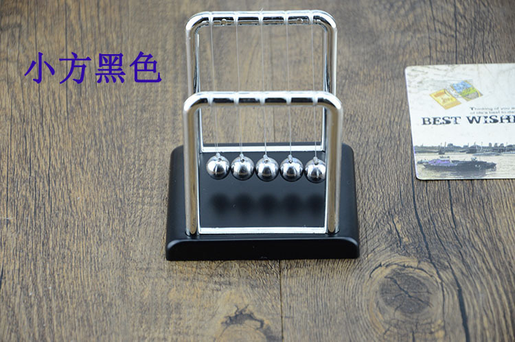 Small Size Newton's Cradle a Regional Name for Billiards Impact Bead Swing Ball Decompression Bumperball Small Square Force Balance Ball Metal Craft Gift Model Small Size Newton's Cradle a Regional Name for Billiards Impact Bead Swing Ball Decompression Bumperball Small Square Force Balance Ball Metal Craft Gift Model