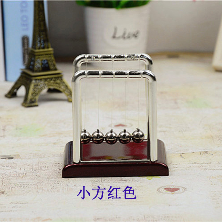 Small Size Newton's Cradle a Regional Name for Billiards Impact Bead Swing Ball Decompression Bumperball Small Square Force Balance Ball Metal Craft Gift Model Small Size Newton's Cradle a Regional Name for Billiards Impact Bead Swing Ball Decompression Bumperball Small Square Force Balance Ball Metal Craft Gift Model