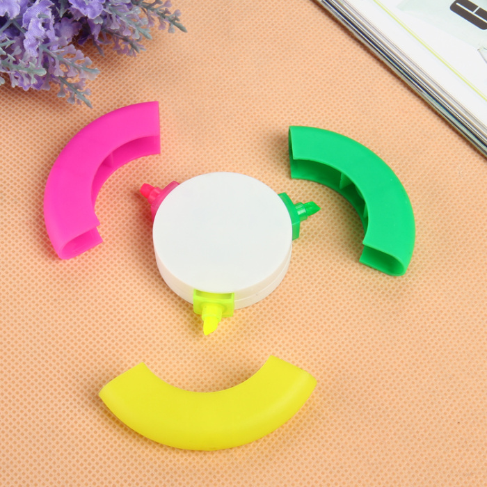 Creative stationery colored fluorescent highlighter markers Creative stationery colored fluorescent highlighter markers
