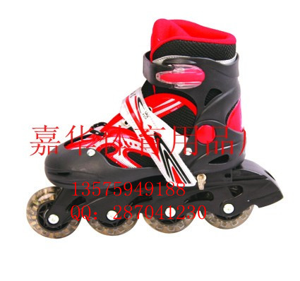 Tong shoes for male and female single-row adjustable skates shoes Wang Jiahua 7101 #