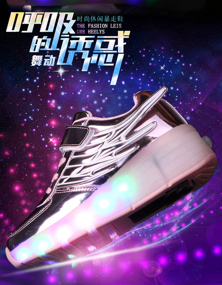 Amazon AliExpress Supply Luminous Heelys Single Wheel Skate Shoes Double Wheel Skates Wings Light Shoes K02 Amazon AliExpress Supply Luminous Heelys Single Wheel Skate Shoes Double Wheel Skates Wings Light Shoes K02