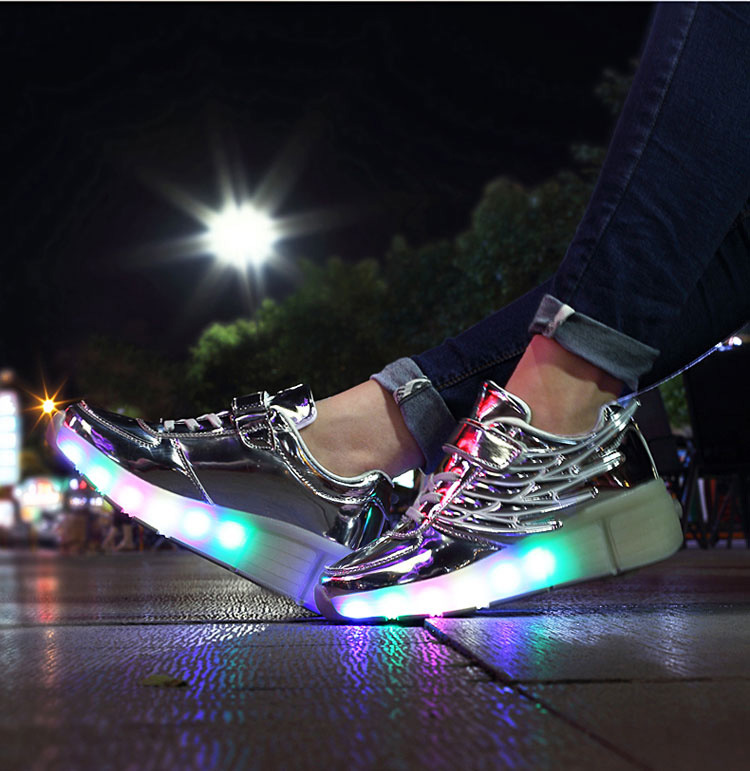 Amazon AliExpress Supply Luminous Heelys Single Wheel Skate Shoes Double Wheel Skates Wings Light Shoes K02 Amazon AliExpress Supply Luminous Heelys Single Wheel Skate Shoes Double Wheel Skates Wings Light Shoes K02